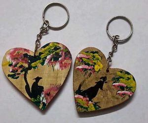 Handcrafted Wooden Keychains (Set of 4) 🏔️✨