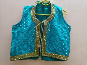 Festive Green Kurta Set
