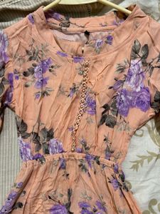 NEW Elegant Floral Print Dress