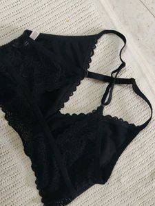 auden Black Lace Bralette