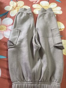Kids Red Sweatshirt &amp; Grey Pants Set