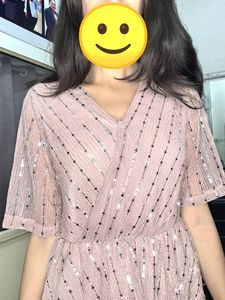 Sparkling Tiered Midi Dress