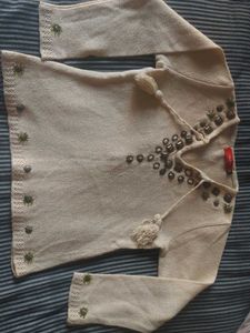Beige Embroidered shirt