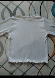 White Long Sleeve Top