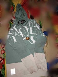 Sage Green Graphic Print Hoodie 8-10 Yrs