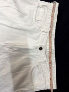 White Wide Leg Baggy Denim Jeans