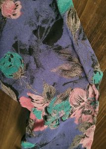 Vibrant Floral Print Kurta