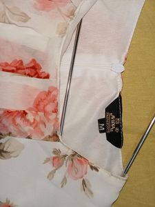 Georgette Top With 3/4 Sleeves