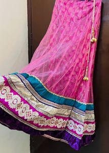 Combo…Price Drop Alert 🎉🥳🎉Lehenga Pink Purple
