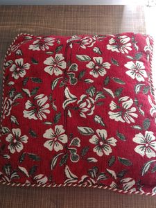 Red Designer Soft Cushions (2 Numbers)