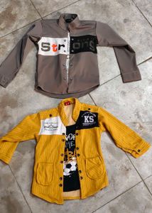 Boys Casual Shirts 2 Set