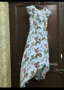 Beautiful Floral Wrap Dress