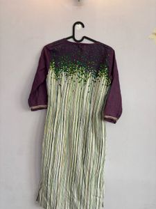 w  purple kurta xs size