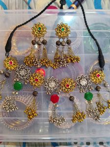 Boho Floral Indian Jewelry Set
