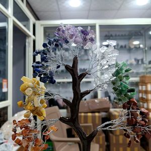 Seven Chakra Healing Crystal Tree 🔮