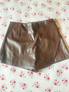 Chic Brown Long Sleeve Crop Top
