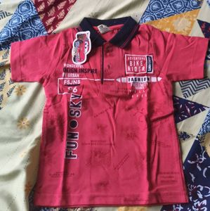 Baby's Red Graphic T-Shirt