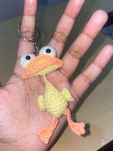 Cute Crochet ugly Duck Keychain 🐥🐥