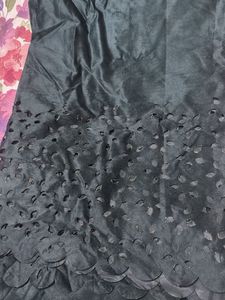 Elegant top bottom fabric velvet swede