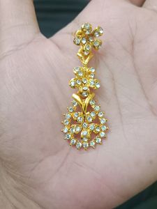 Golden White Shining Jwellery Sets Of 3🔥