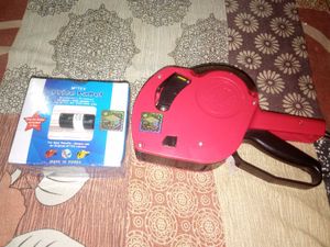 PRICE TAG LABELLER MACHINE and ROLLS