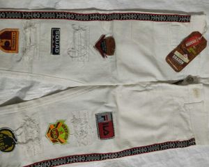 Unique Patch Jeans
