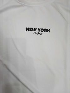 White New York Graphic Tee