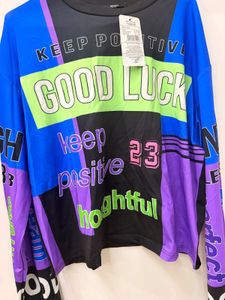 Shein Graphic Print Long Sleeve Top