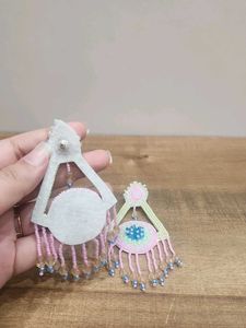Boho Beaded Chandelier Earrings
