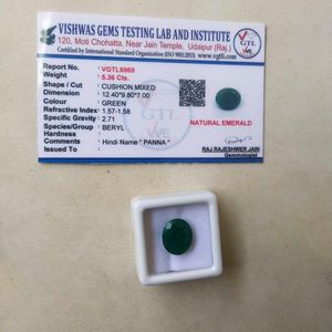 Combo Of Two Gemstone( panna)