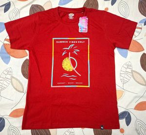🎽Red Summer Vibes Graphic T-Shirt