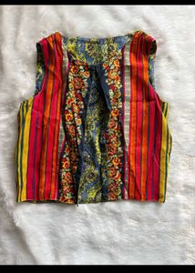 Reversible Vibrant Floral Print jacket