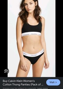 Calvin Klein Black Bra &amp; Panty Set