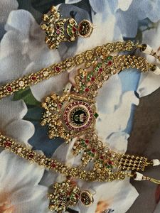 Exquisite Indian Kundan Necklace Set