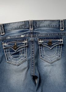 Y2K low rise bootcut jeans