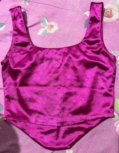 Satin Corset Top
