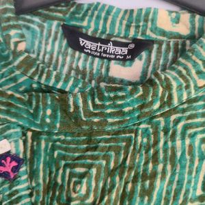 Designer green kurta