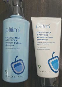 Plum Coconut Milk Shampoo & Conditioner Combo
