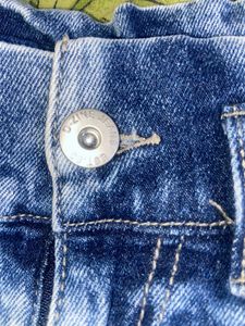 Distressed Denim Shorts