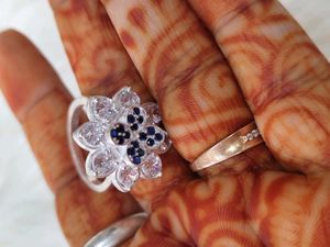 Cocktail Silver Rings For Womens Nd Girls