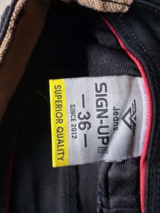 Men's Black Slim Fit Trousers