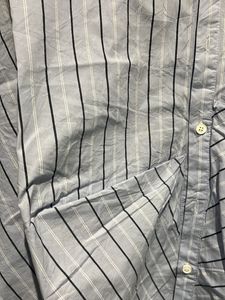 Fashionable Stripped Blue Long Shirt