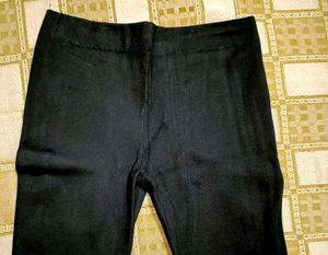 Athletic Leggings with Red Stripe