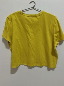 Yellow Crop T-Shirt