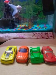 Set of 4 hot wheels Toy Cars