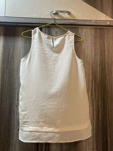 White Layered Tank Top