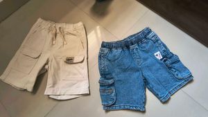 Kids Cargo Shorts (2 Pairs)
