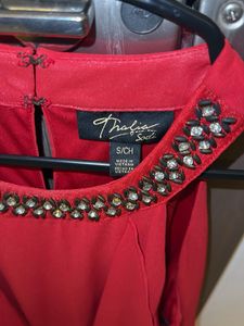 Stunning Red Embellished Dress