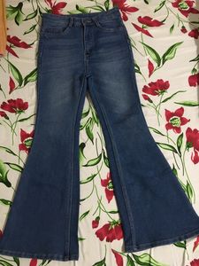 Black Lee- High-Waist Bootcut Jeans