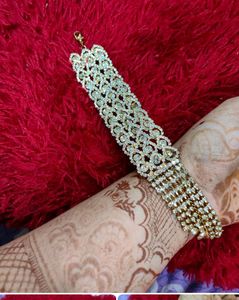 Diamond Bracelet With Latkan Very Beautiful 😻❤️